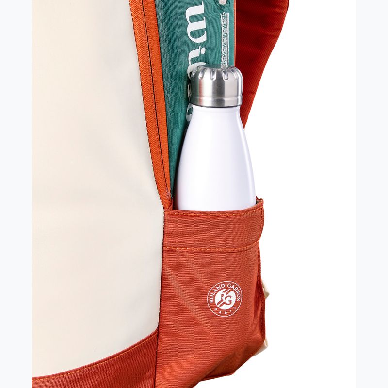 Rucsac de tenis Wilson Roland Garros 2026 cream/clay/green 5