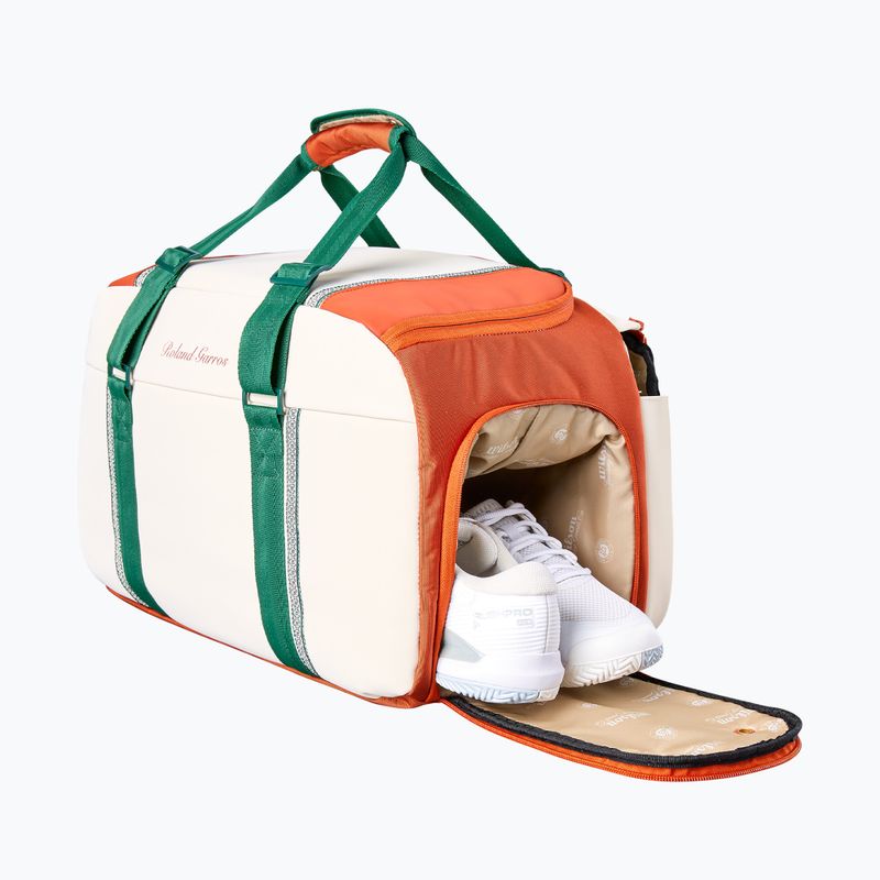 Geantă de tenis Wilson Roland Garros Small Duffel 2026 cream/clay/green 4