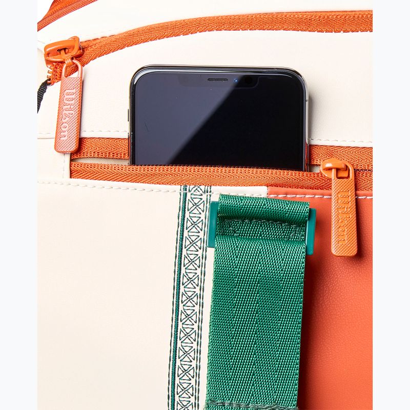 Geantă de tenis Wilson Roland Garros Small Duffel 2026 cream/clay/green 7