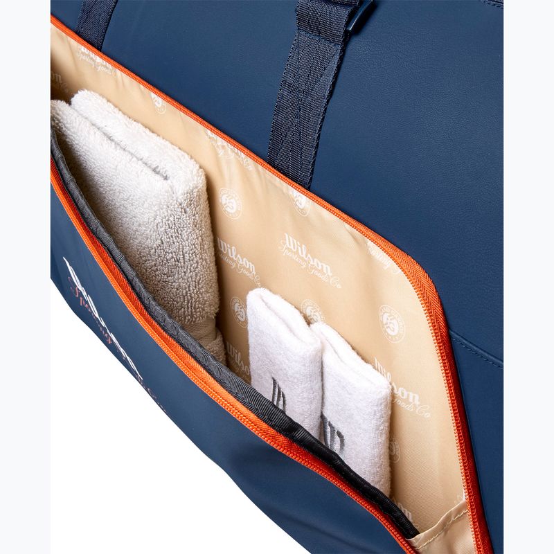 Geantă de tenis Wilson Roland Garros Session De Soiree Large Duffel 2026 navy/clay 7