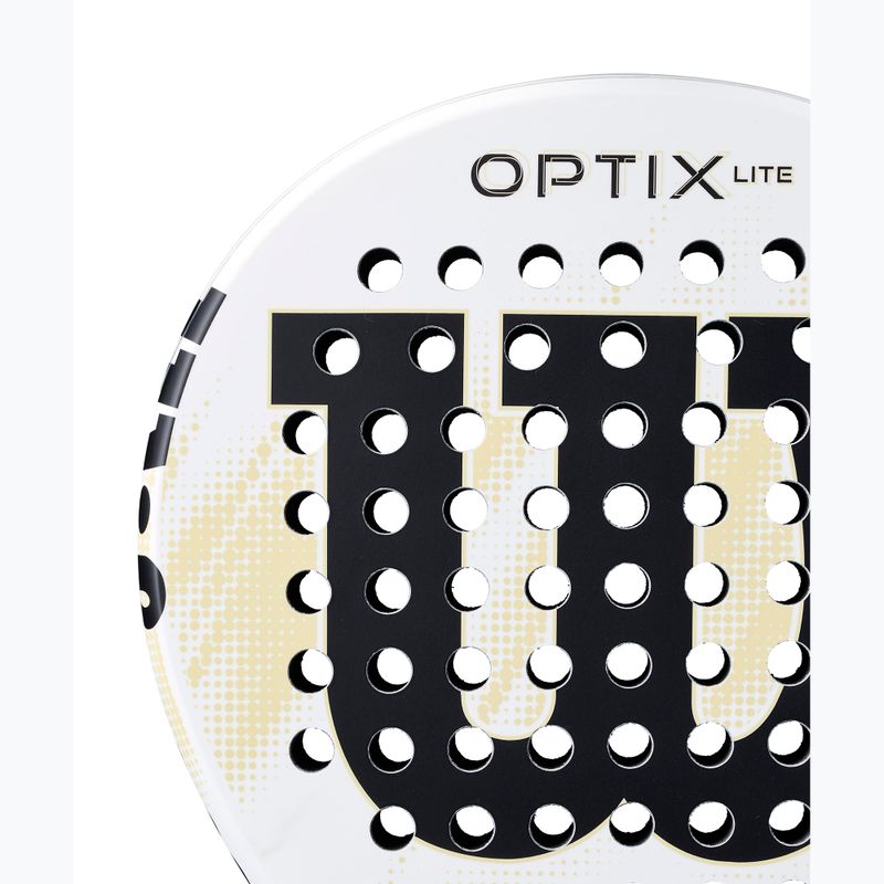 Rachetă de padel Wilson Optix V2 Lite white 6