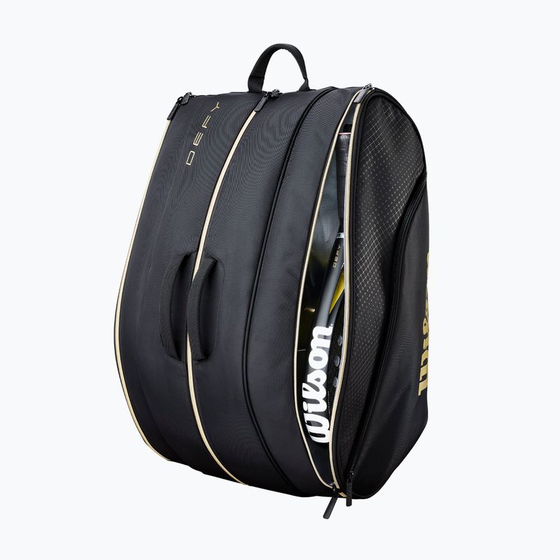 Geantă de padel Wilson Defy Padel black/gold 5