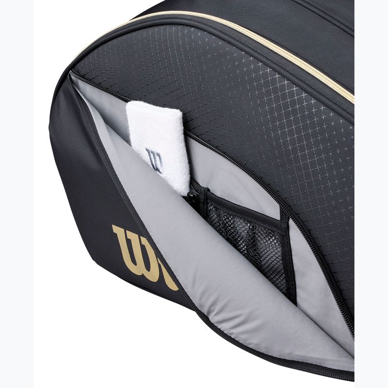 Geantă de padel Wilson Defy Padel black/gold 6