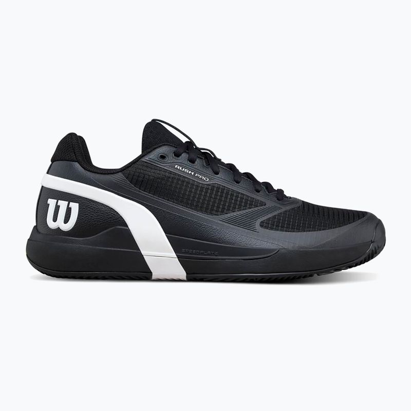 Încălțăminte de tenis pentru bărbați Wilson Rush Pro 5 Clay black/white/stormy weather
