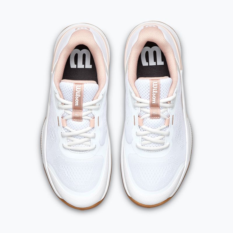 Încălțăminte de tenis pentru femei Wilson Intrigue Pro white/cameo rose/gum 12