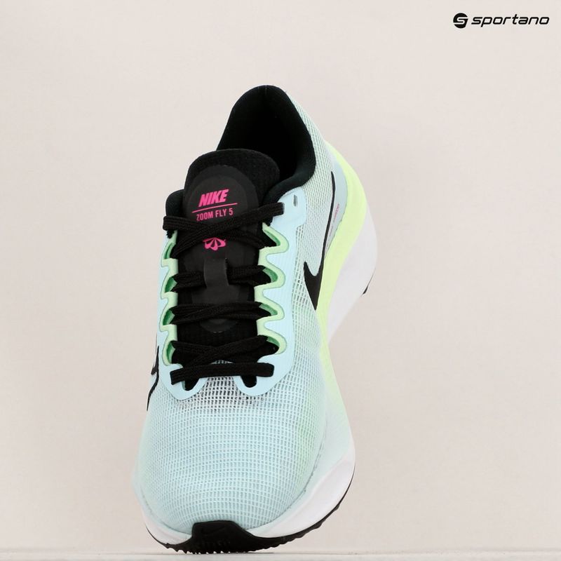 Încălțăminte de alergare pentru femei Nike Zoom Fly 5 glacier blue/vapor green/black 9