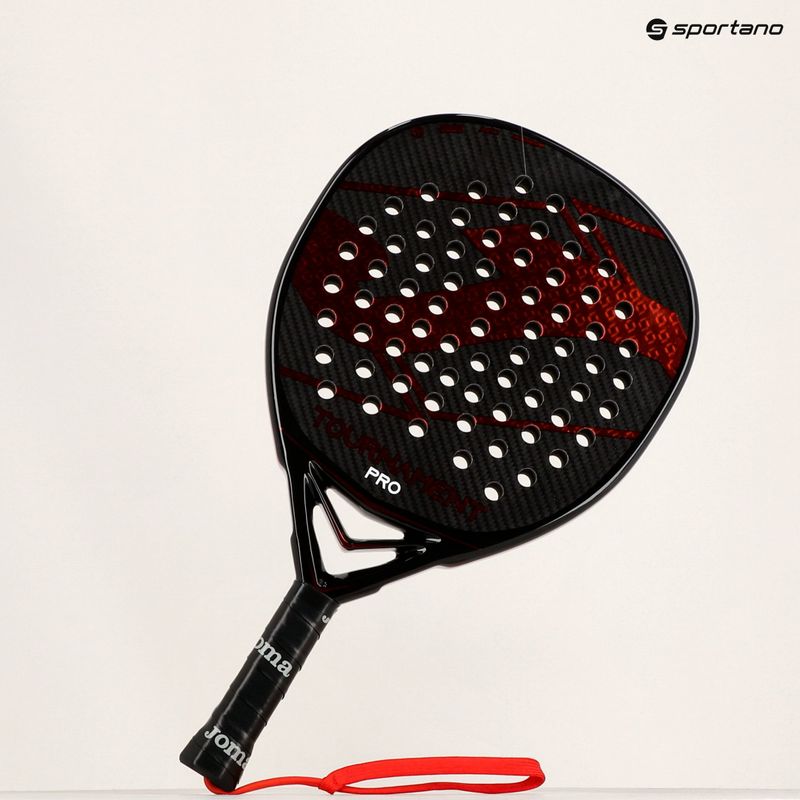 Rachetă de padel Joma Tournament Pro Paddle black/red 8
