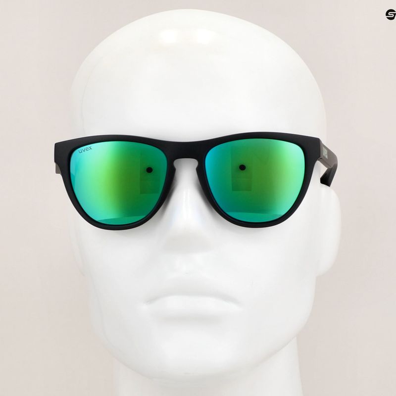 Ochelari de soare UVEX Esntl Spirit black matt/mirror green 6