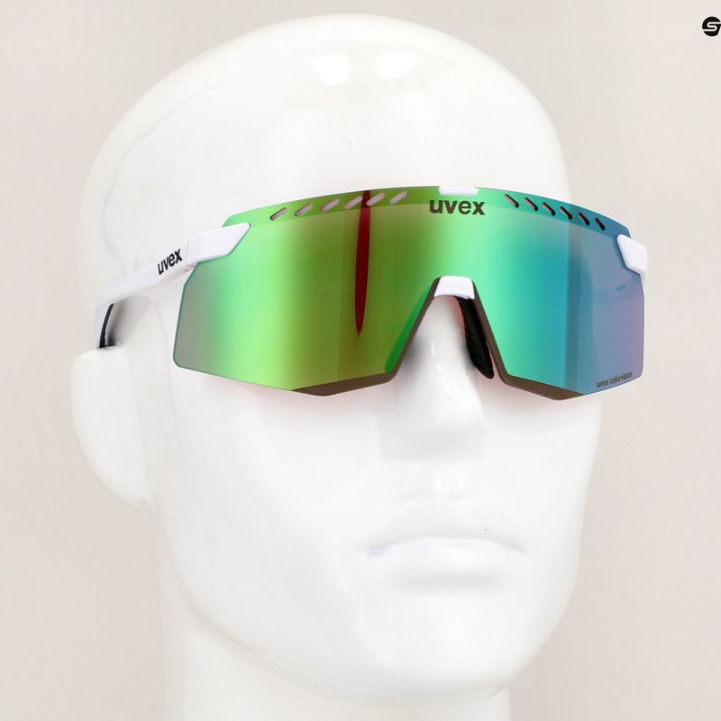 Ochelari de soare UVEX Pace Stage CV white matt/mirror green 7