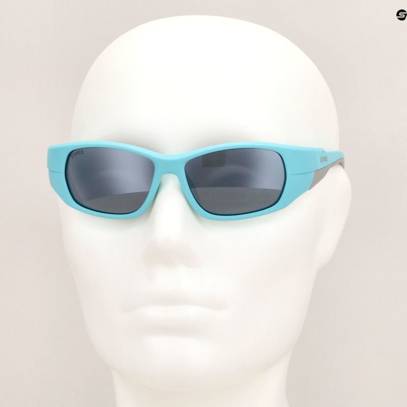Ochelari de soare pentru copii UVEX Sportstyle 514 lightblue matt/mirror silver 6