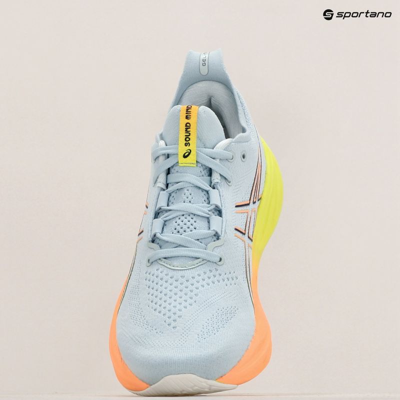 Încălțăminte de alergare pentru bărbați ASICS Gel-Nimbus 26 Paris cool grey/safety yellow 17
