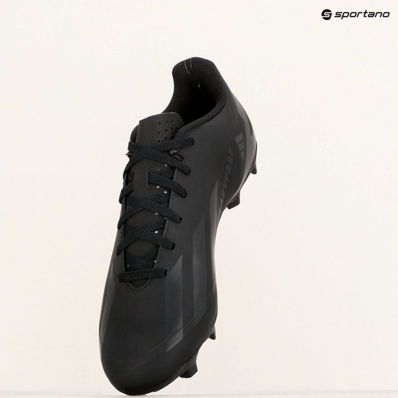 Încălțăminte de fotbal pentru bărbați  adidas X Crazyfast 4 FxG core black 9