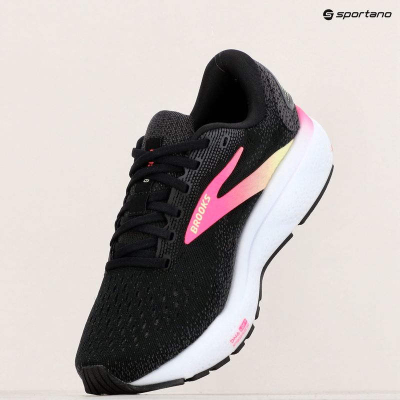 Încălțăminte de alergare pentru femei Brooks Ghost 16 black/pink/yellow 9