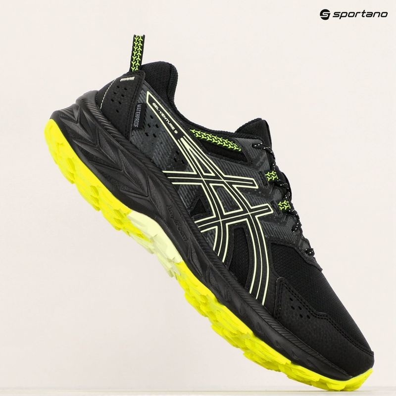 Încălțăminte de alergare pentru bărbați ASICS Gel-Venture 9 Waterproof black/cool matcha 16