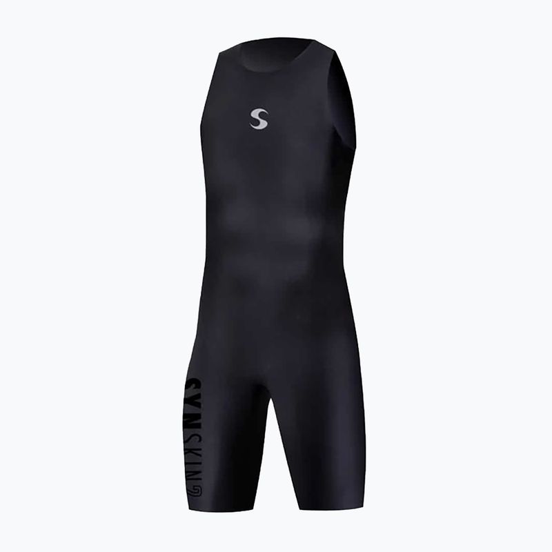 Costum de triatlon pentru bărbați Synergy Synskin 2 fără mâneci black