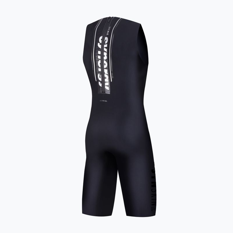 Costum de triatlon pentru bărbați Synergy Synskin 2 fără mâneci black 2