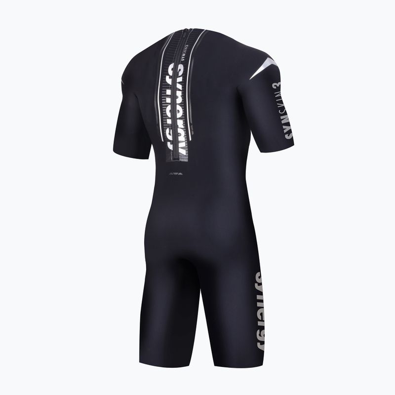 Combinezon de triatlon pentru bărbați Synergy Synskin 3 SS black 2