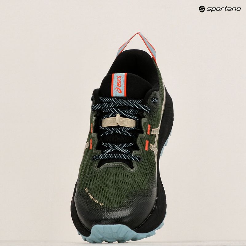 Încălțăminte de alergare pentru bărbați ASICS Gel-Trabuco 12 smog green/feather grey 16