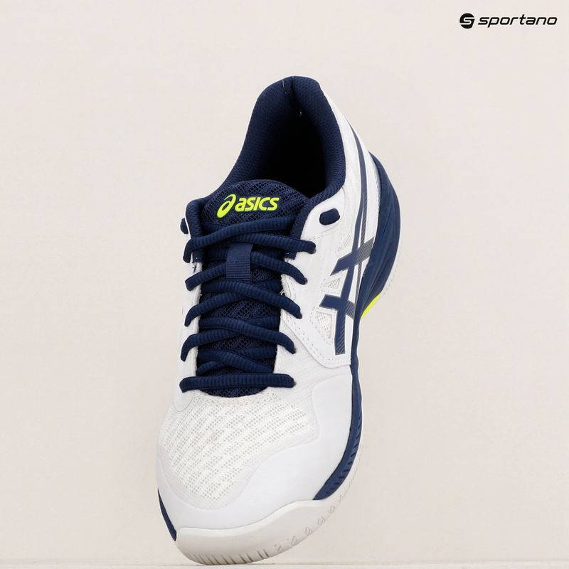 Încălțăminte de squash pentru bărbați ASICS Gel-Court Hunter 3 white/blue expanse 15