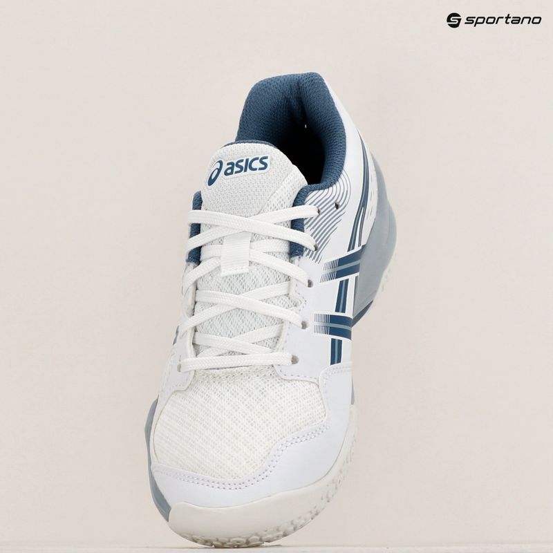 Încălțăminte de handbal pentru copii ASICS Gel-Powerbreak GS white/vintage indigo 16