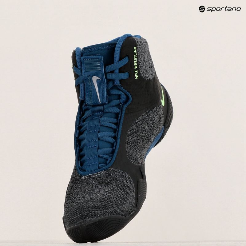 Încălțăminte de wrestling Nike Tawa anthracite/valerian blue 9
