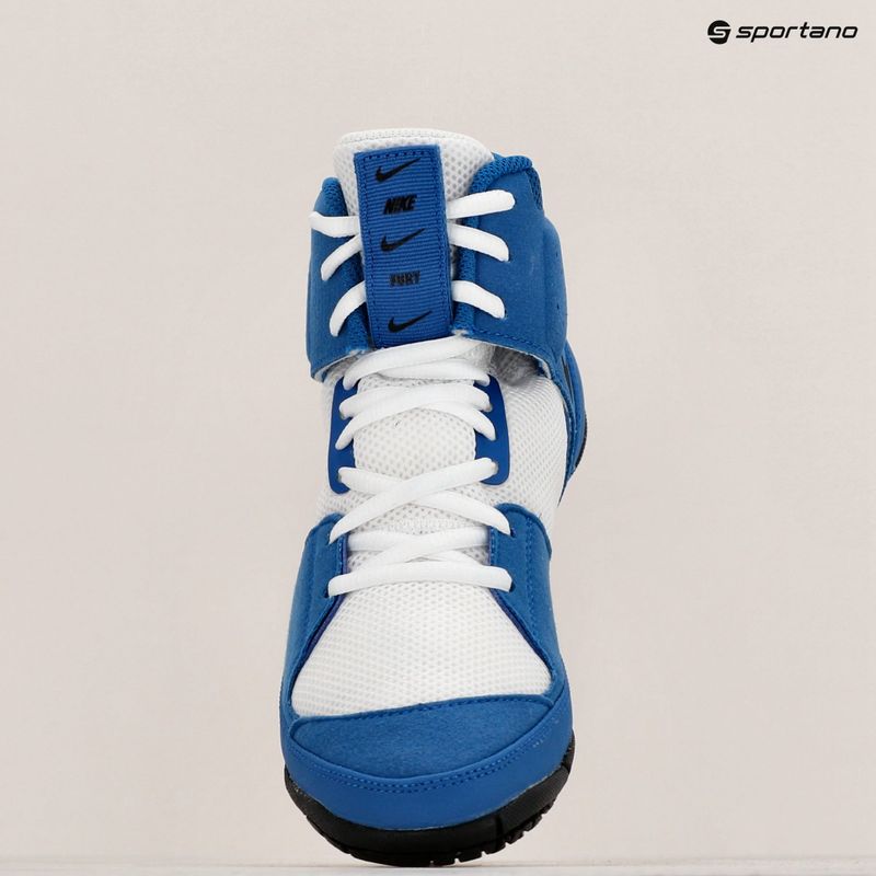 Încălțăminte de wrestling Nike Fury team royal/white/black 9