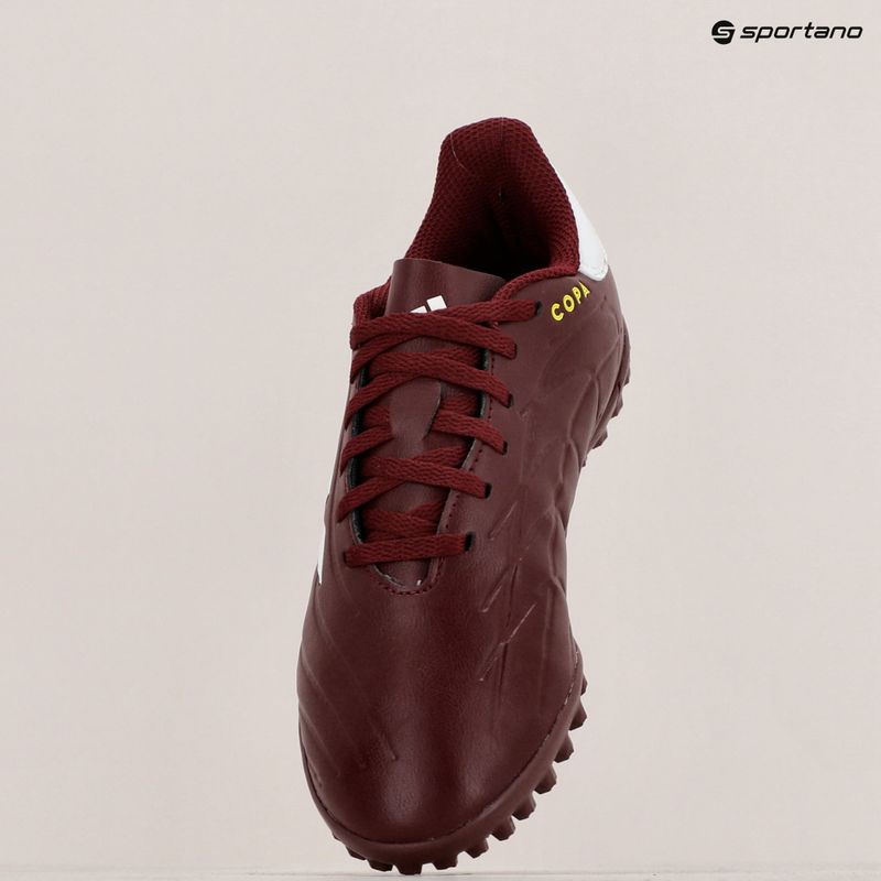 Încălțăminte de fotbal pentru copii adidas Copa Pure II Club TF shadow red/footwear white/team solar yellow