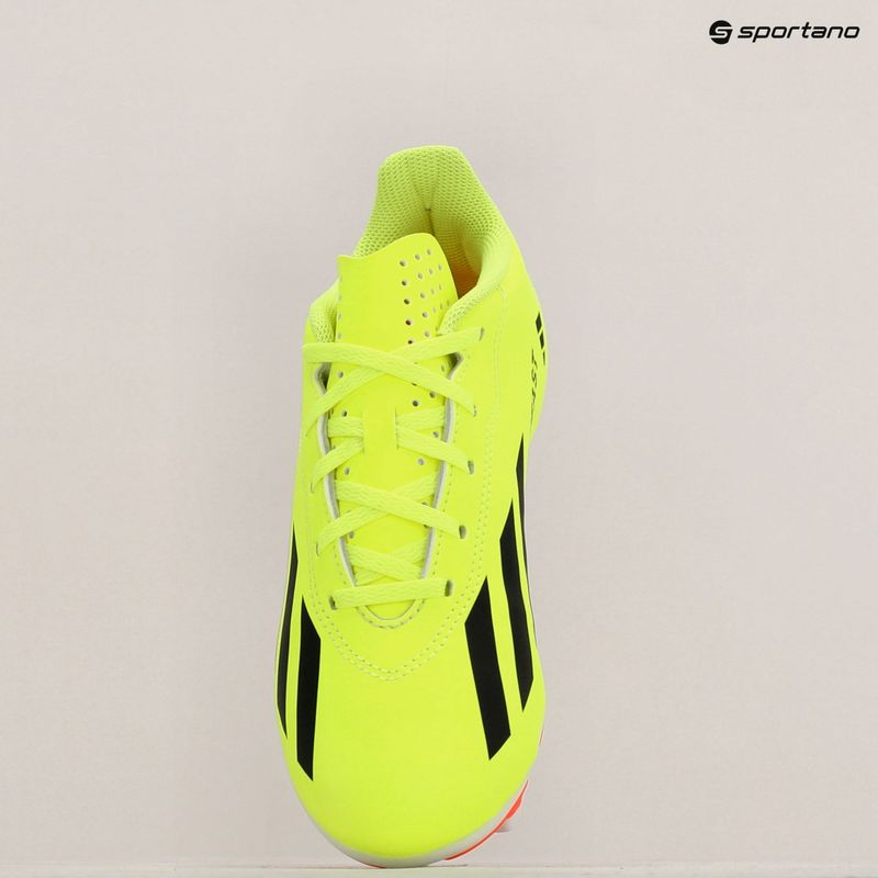 Încălțăminte de fotbal pentru copii adidas X Crazyfast Club FxG team solar yellow/core black/cloud white