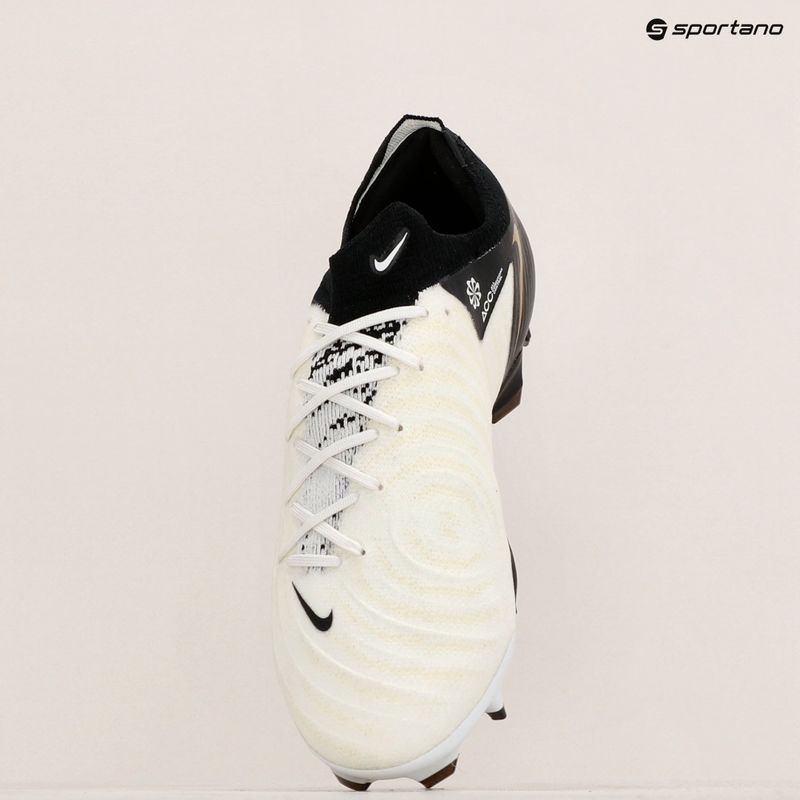Încălțăminte de fotbal pentru bărbați  Nike Phantom GX II Pro FG white/metallic gold coin/black 9