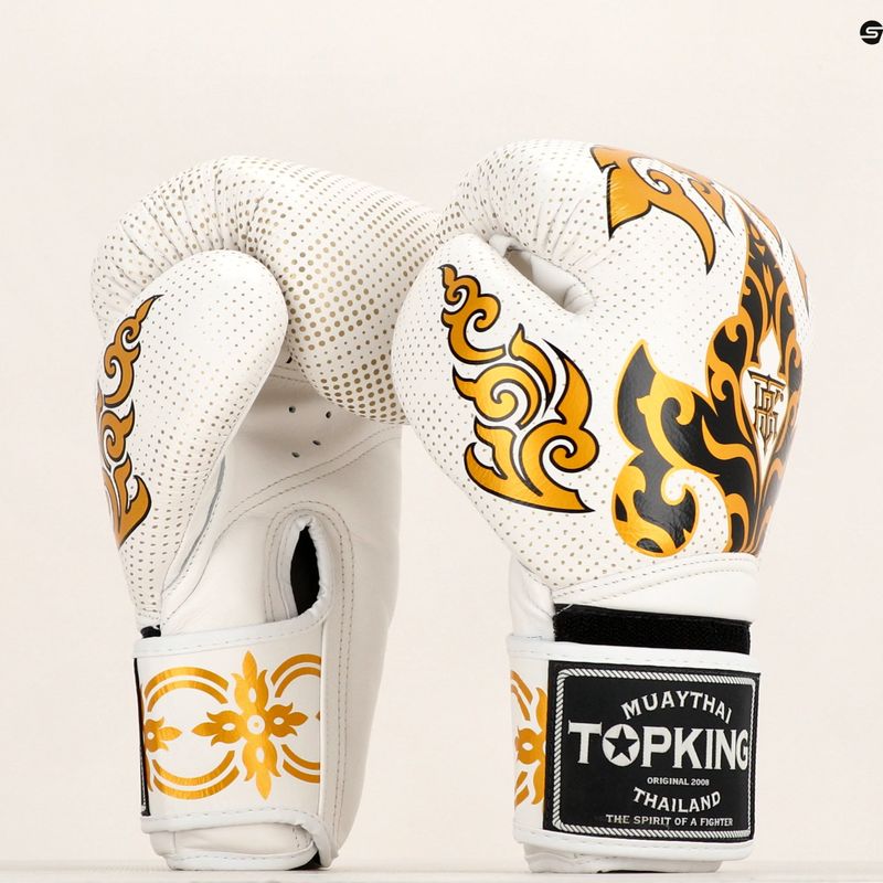 Mănuși de box Top King Boxing Kanok white 6