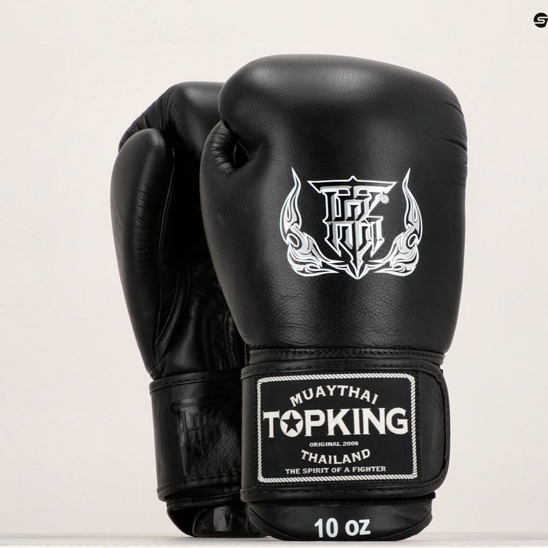 Mănuși de box Top King Muay Thai Ultimate black 6