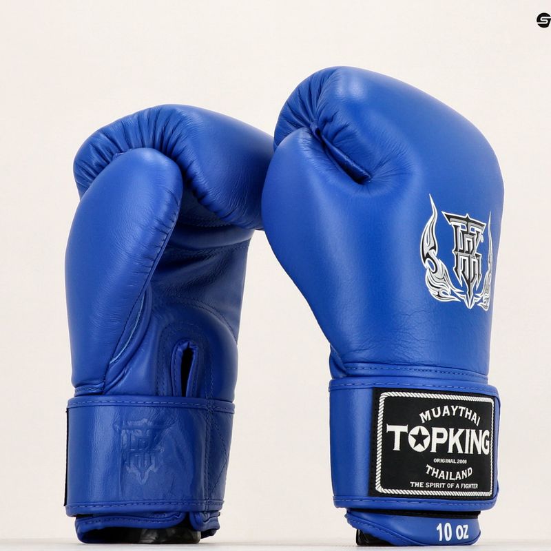 Mănuși de box Top King Muay Thai Ultimate blue 6