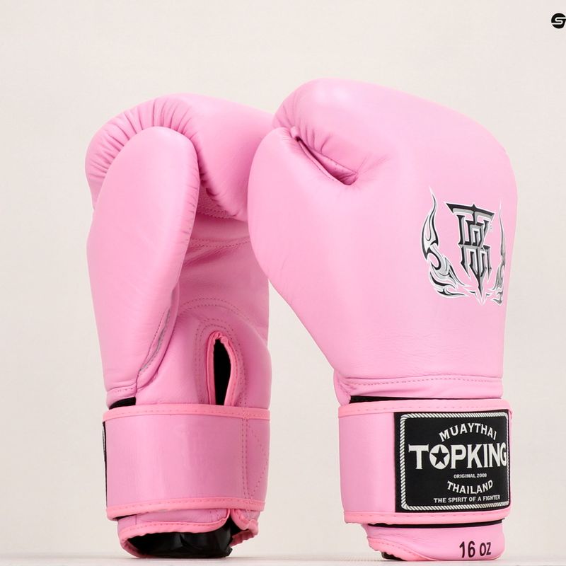 Mănuși de box Top King Muay Thai Ultimate pink 6