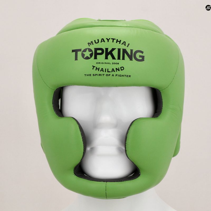 Cască de box Top King Full Coverage green 8