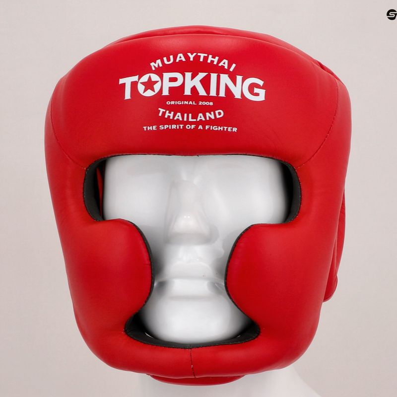 Cască de box Top King Full Coverage red 8