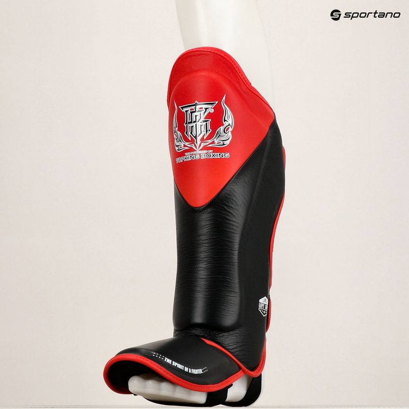Apărători de tibie Top King Shin Guards Blend black/red 8