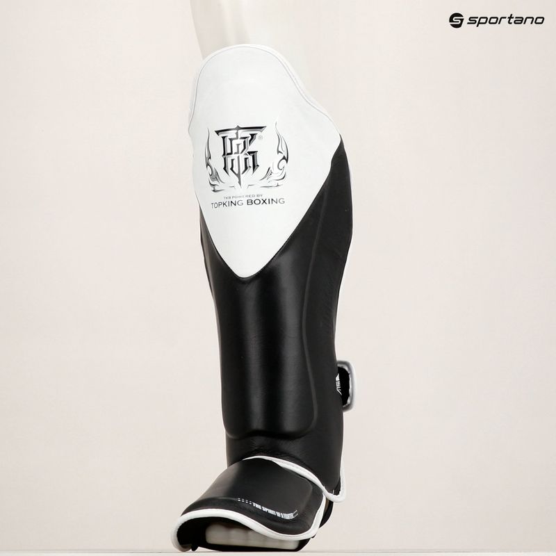 Apărători de tibie Top King Shin Guards Blend black/white 8