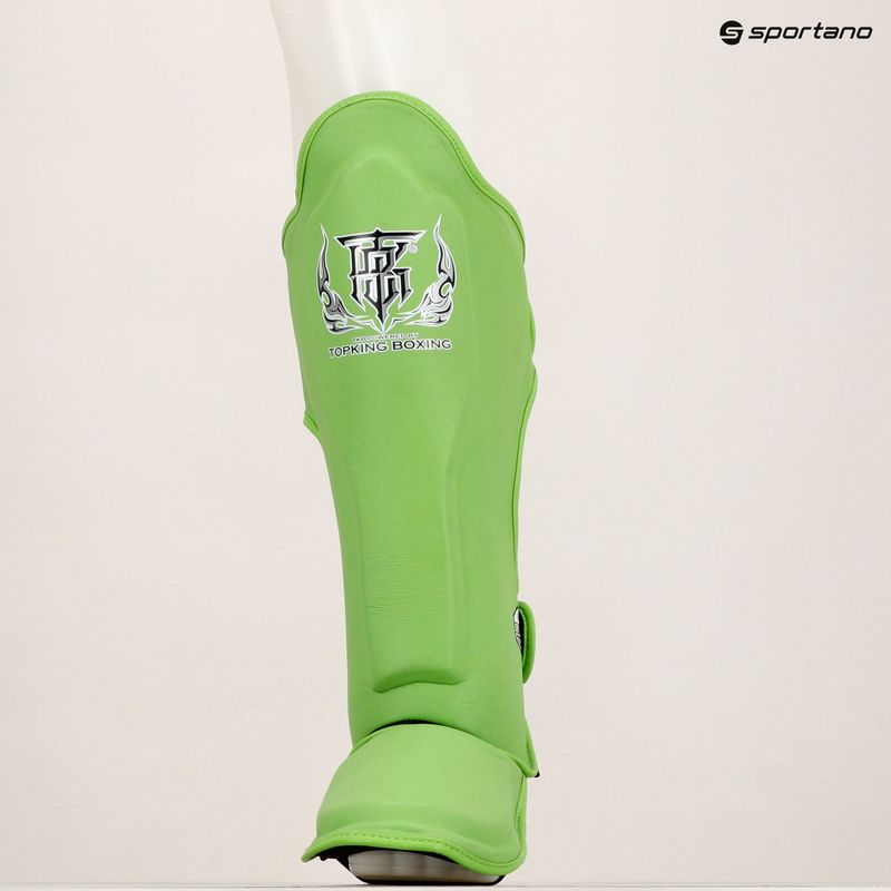 Apărători de tibie Top King Pro Semi Leather green 6