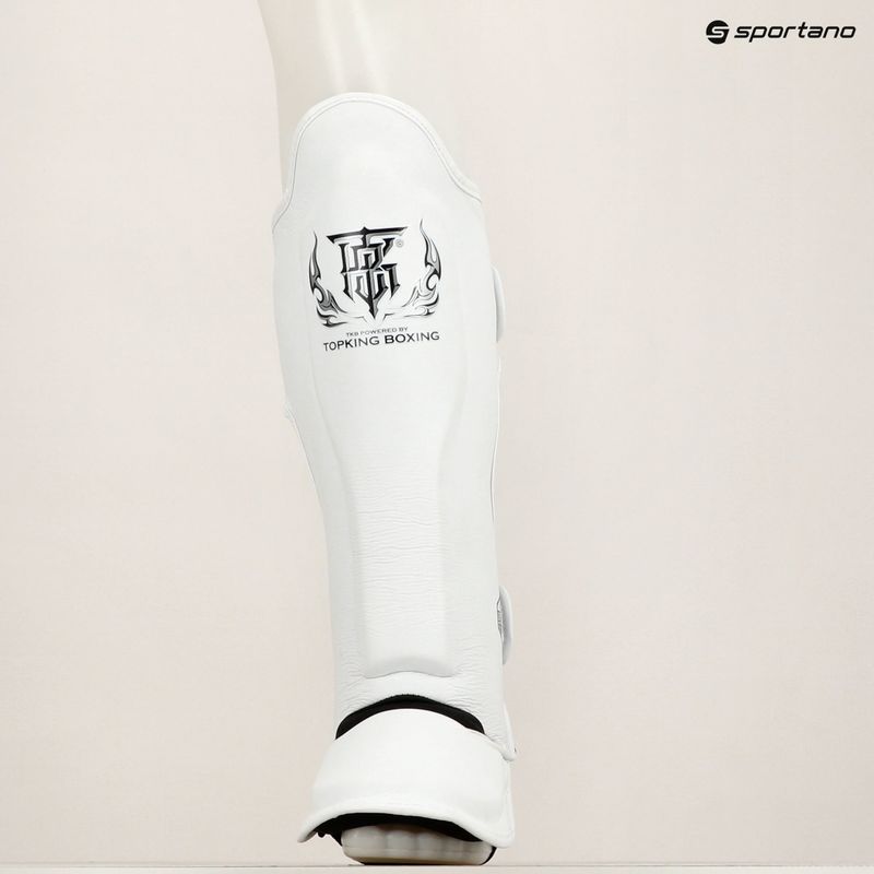 Apărători de tibie Top King Pro Semi Leather white 6