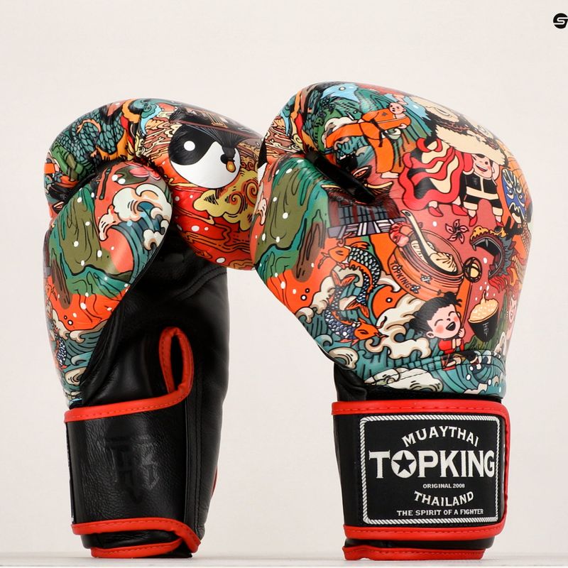 Mănuși de box Top King Boxing Culture black/red TKBGCT-2C2 7