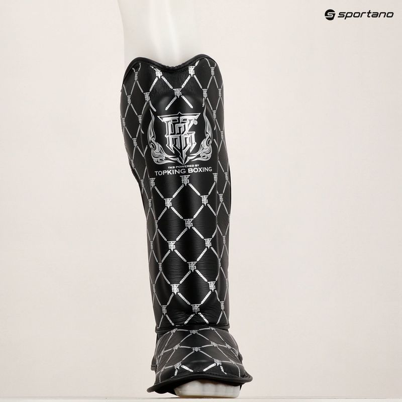 Apărători de tibie Top King Chain black/silver 6