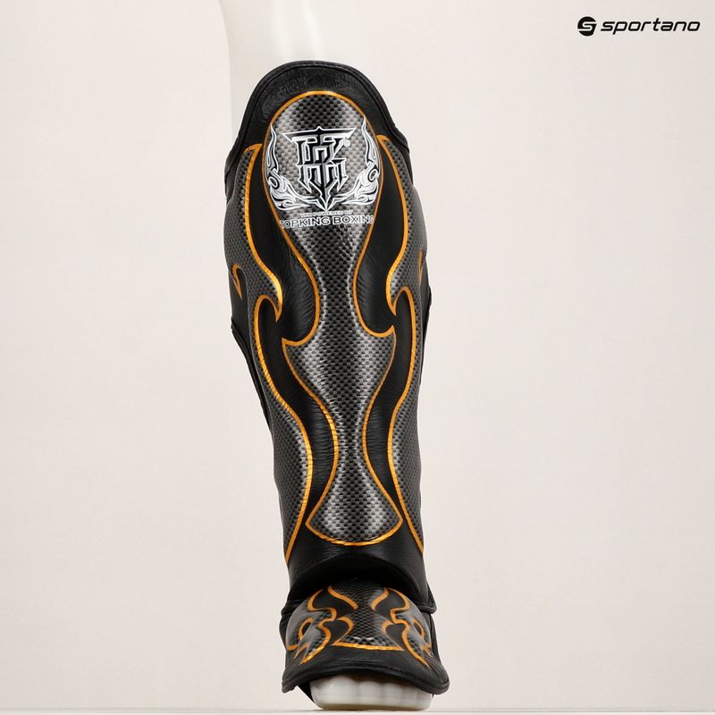 Apărători de tibie Top King Empower black/silver 8