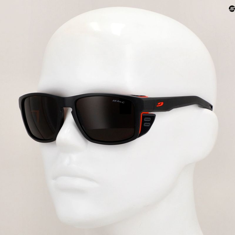 Ochelari de soare Julbo Shield Alti Arc 4+ matte black/orange 5