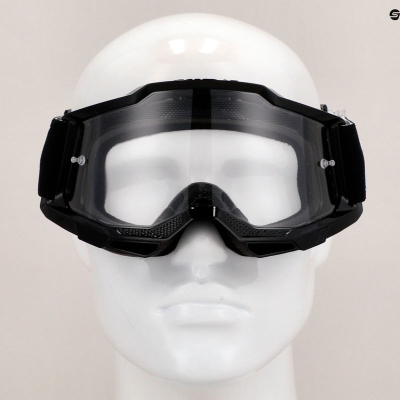 Ochelari de bicicletă pentru copii 100% Accuri 2 Junior black/clear 7