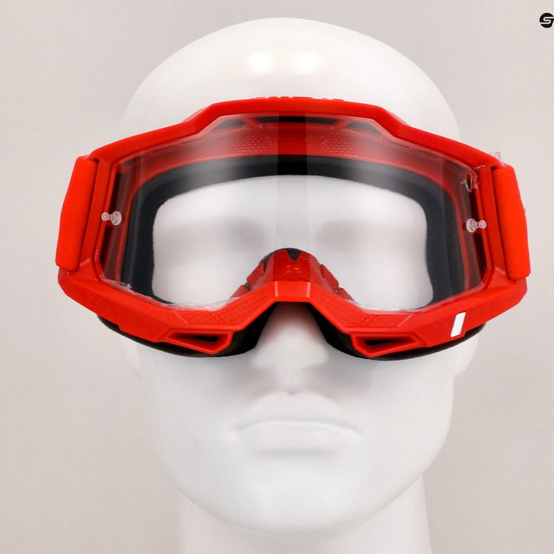 Ochelari de bicicletă  100% Accuri 2 red/clear 7