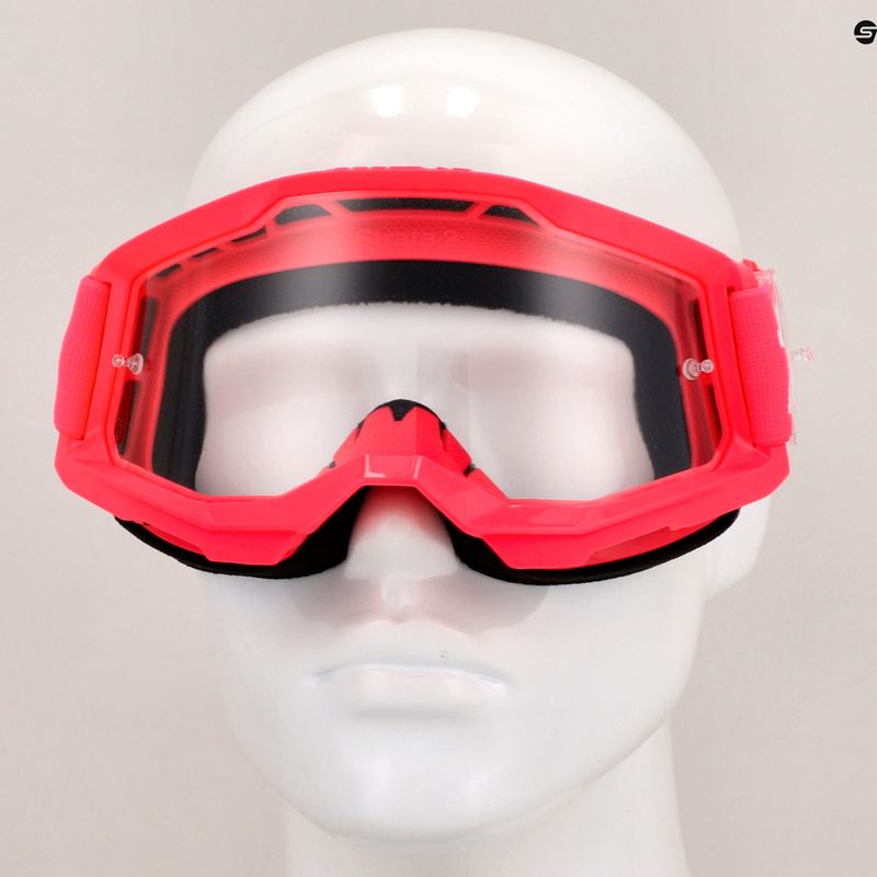 Ochelari de bicicletă  100% Strata 2 pink/clear 7