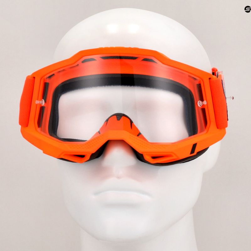 Ochelari de bicicletă  100% Accuri 2 50221-101-05 orange/clear