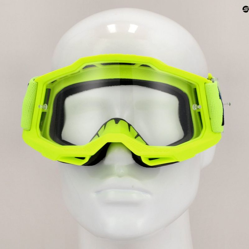 Ochelari de bicicletă pentru copii  100% Accuri 2 Junior fluo/yellow/clear 7