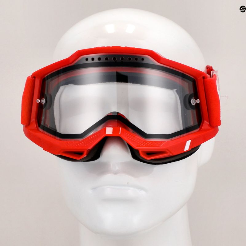 Ochelari de bicicletă  100% Accuri 2 Enduro MTB neon/red/clear 7