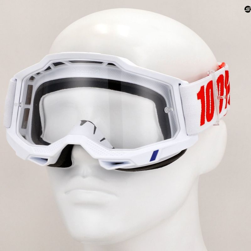 Ochelari de bicicletă  100% Accuri 2 pure/clear